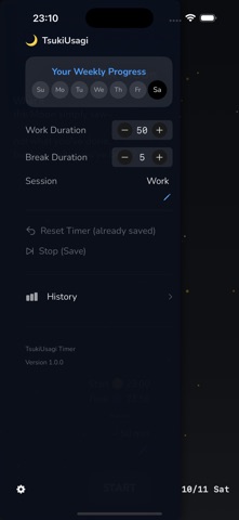 TsukiUsagi Timer Screenshot 2 of 4