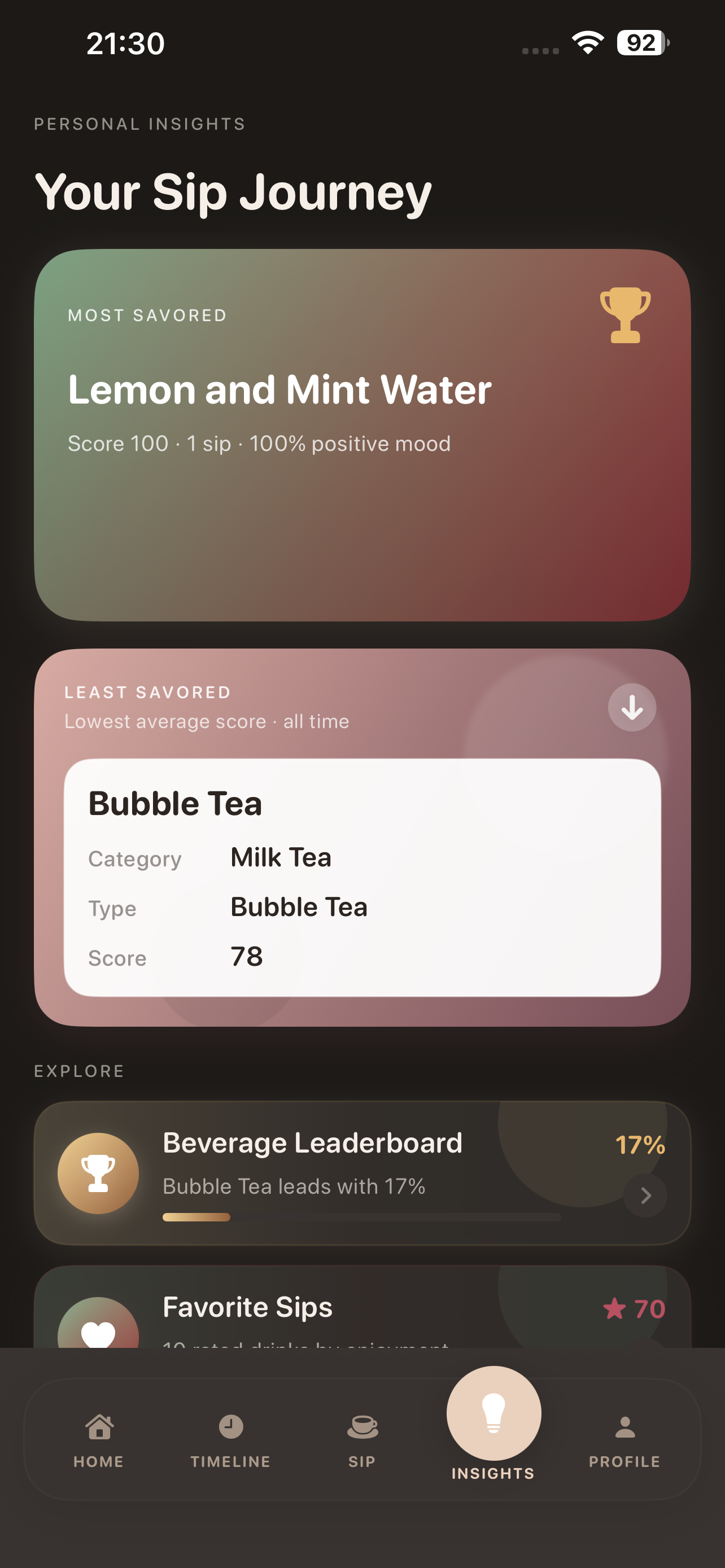 Siply - Drinks and Mood screenshot 5