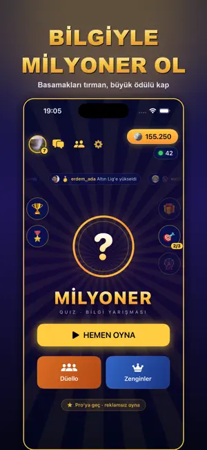 Milyoner Quiz Bilgi Yarışması screenshot 3