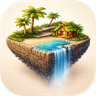 Pixel Islands: 计步器  收集岛屿