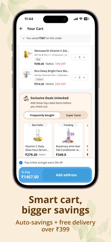 Mamaearth: Beauty & Skincare iPhone screenshot 4