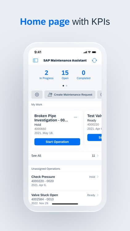 SAP Maintenance Assistant