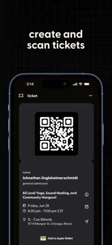 Pie: Free Events, Cool People iPhone screenshot