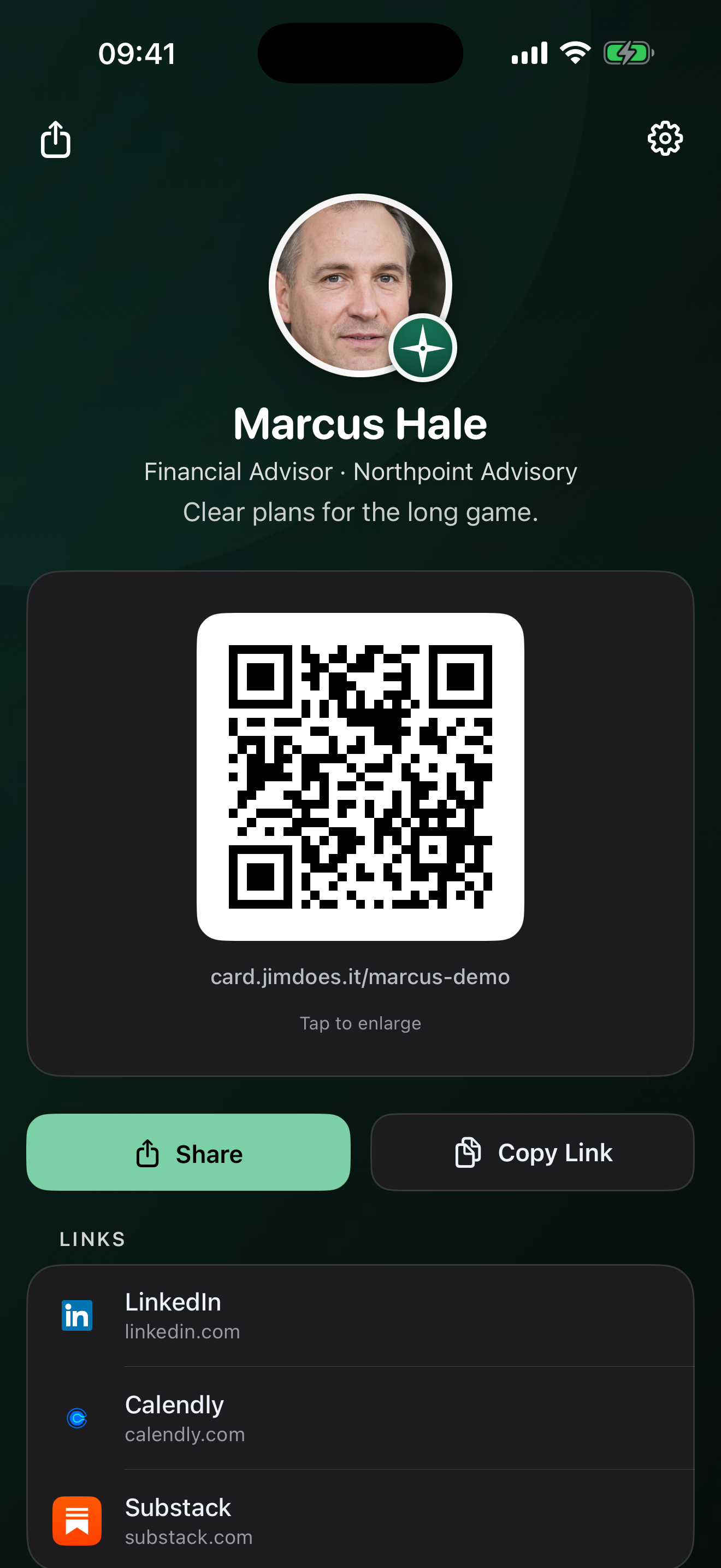 Tapline: Digital Business Card screenshot 5