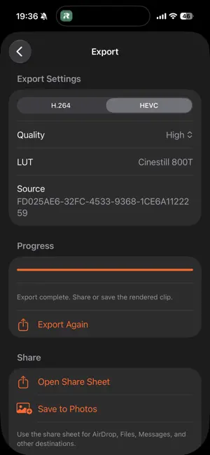 LogGate LUTLab screenshot 4