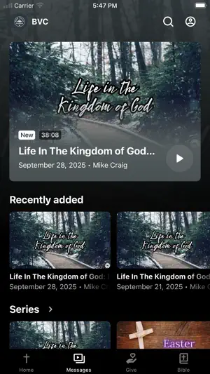 Bear Valley Church screenshot 2