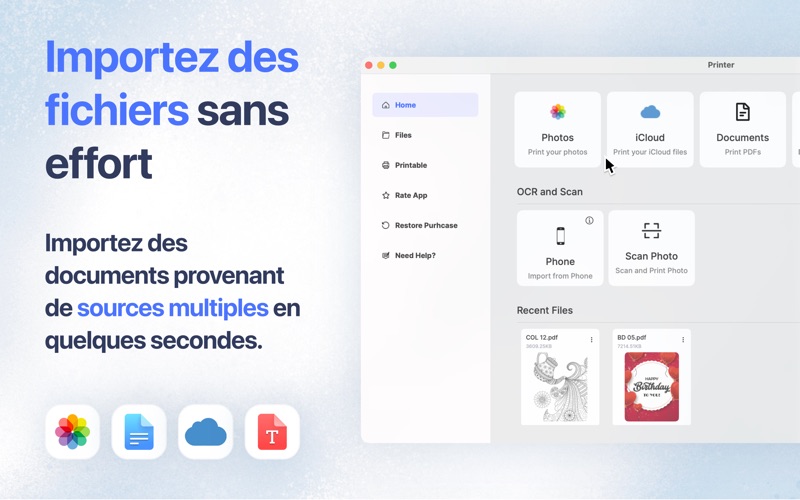 Screenshot #1 pour Printer App Smart Canon Print