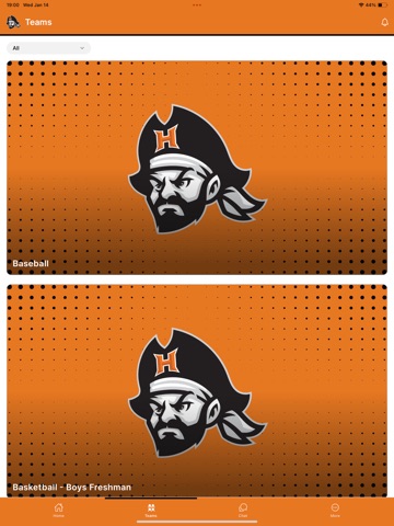 Hoover High School Athletics iPad screenshot