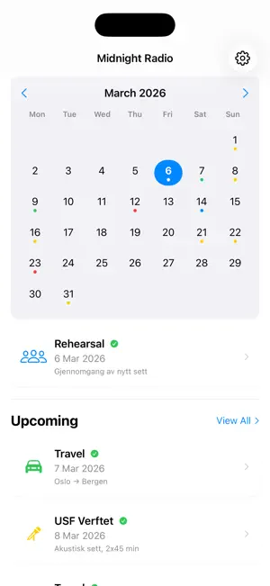 Gigplan screenshot 1