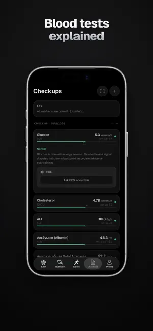 EXO: Calorie & Health Tracker screenshot 3
