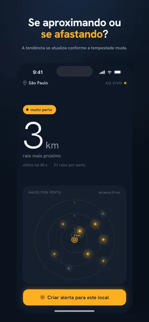 StrikeCast: Rastreador Raios iPhone screenshot 6