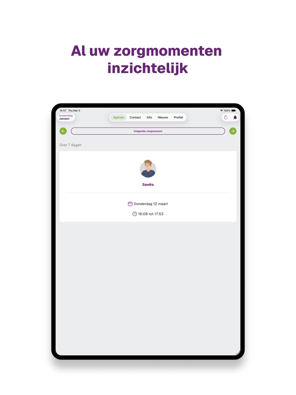 Tzorg iPad screenshot