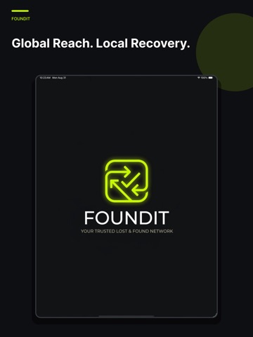 FoundIt: Find Lost Pet & Item iPad screenshot