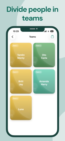 Random name & list generator screenshot