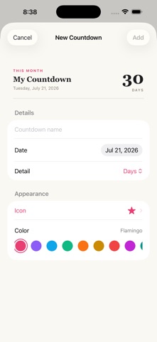 Cute Countdown Screenshot 4 of 4