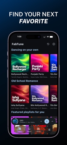 FabTune: Music Player Screenshot 2 of 5