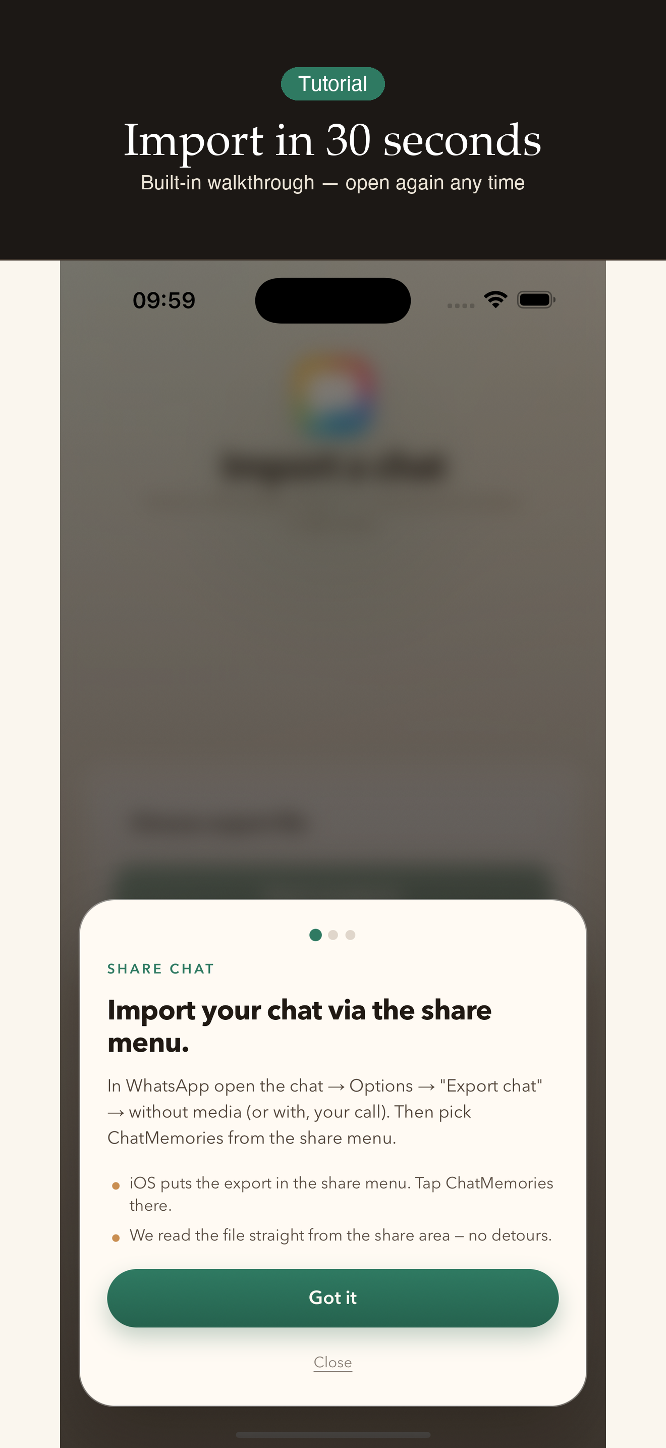ChatMemories screenshot 4