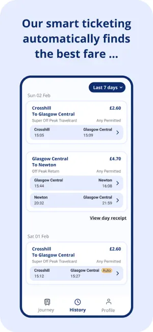 ScotRail Tap and Pay iPhone screenshot 3