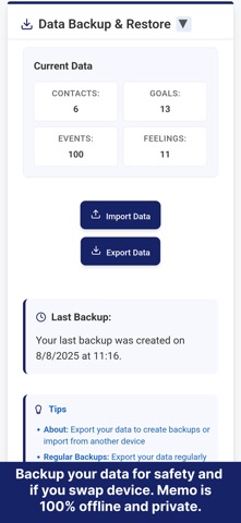 Memo - Relationship Manager screenshot