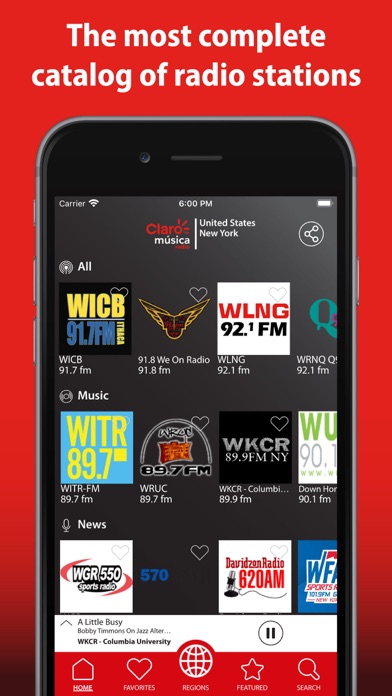 Claro música radio Screenshot