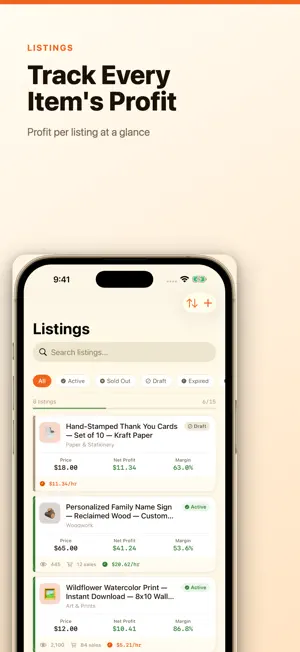 Seller Profit Tracker - Booth screenshot 2