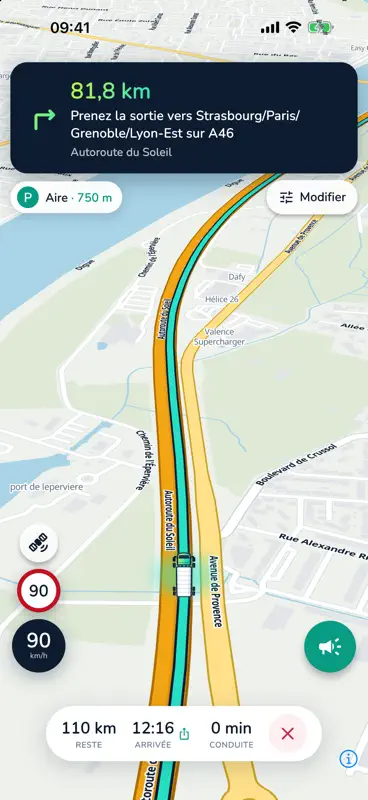 POIDZ : GPS camion poids lourd screenshot 1 of 6