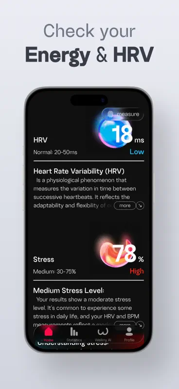 Wellmy - Heart Rate Monitor screenshot 5 of 6