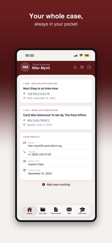USIRD Connect iPhone screenshot