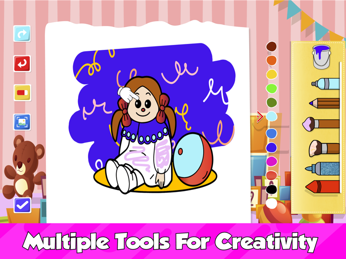 子供向け塗り絵・塗り 絵, 幼児のぬりえ こどもゲーム