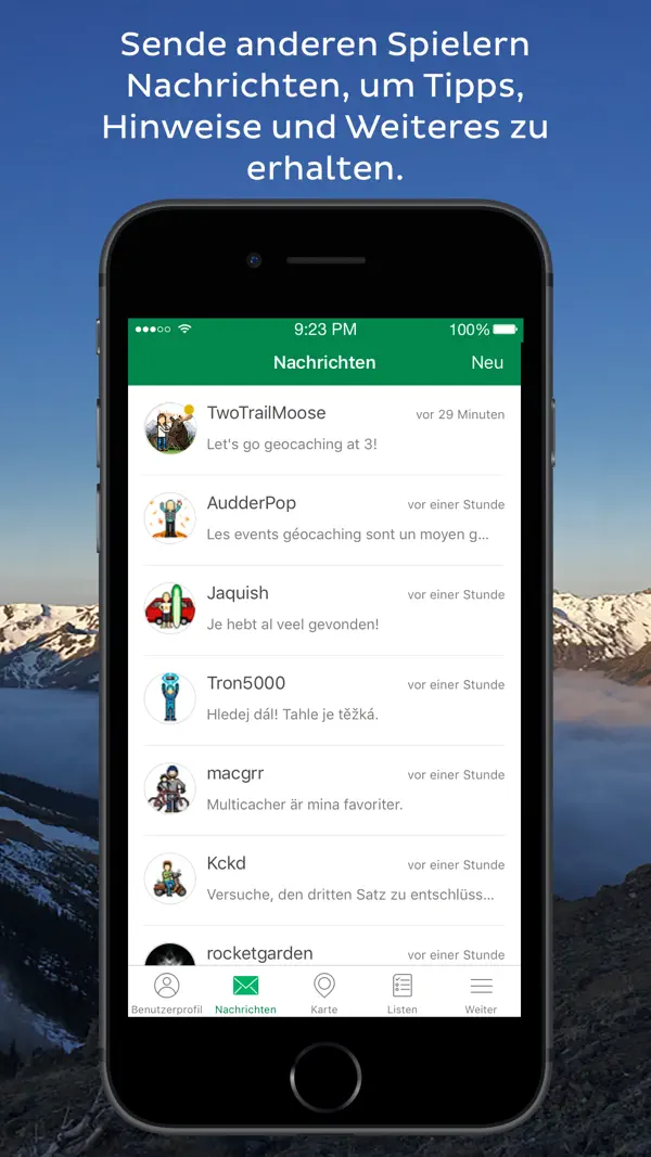 Geocaching® iPhone App Screenshot 5 – Navigation