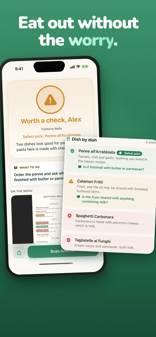 SafeBite AI: Allergy Scanner screenshot 4