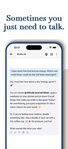 Ktulhu AI iPhone screenshot