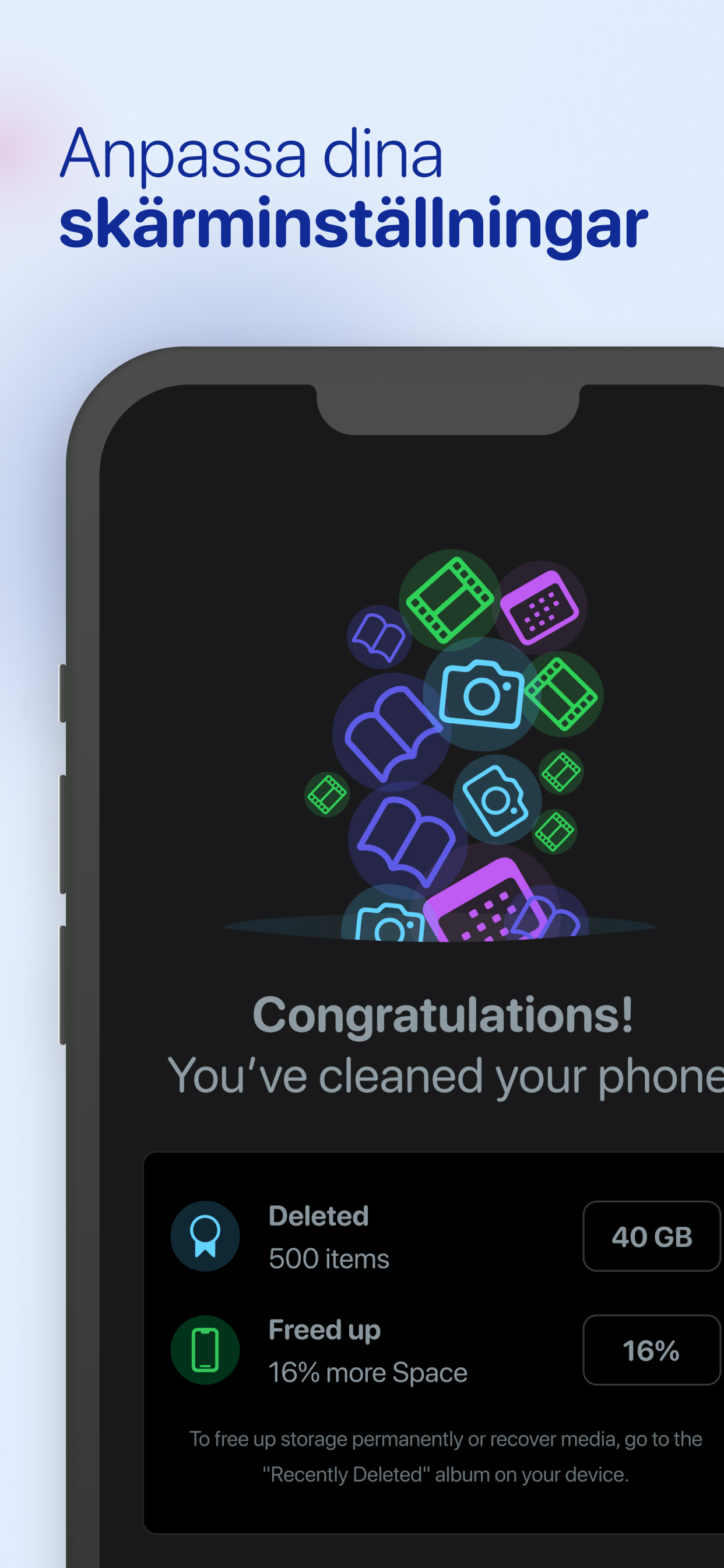 AI Cleaner: Rensa Lagring