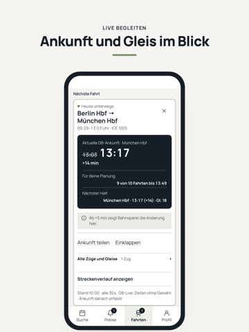 Bahnsparer: Zeit & Geld sparen iPad screenshot 7