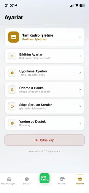 tamkadro: Halı Saha & Maç screenshot 1