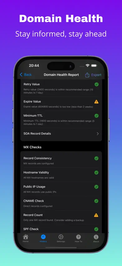 Domain Health screenshot 5