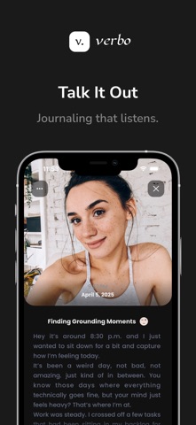 Verbo: Video Journal & Diary iPhone screenshot