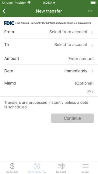 Liberty Bank and Trust Company Screenshot