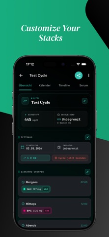 PepStack – Biohacking Tracker Screenshot 3 of 10