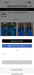 AMANDA GRACE BOUTIQUE screenshot #1 for iPhone