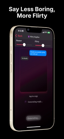 Pickup Lines - Flirt AI Screenshot 2 of 4
