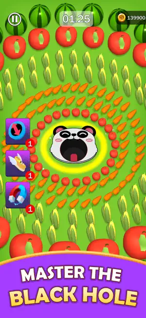 Hole Clean : Eating Puzzles screenshot 1