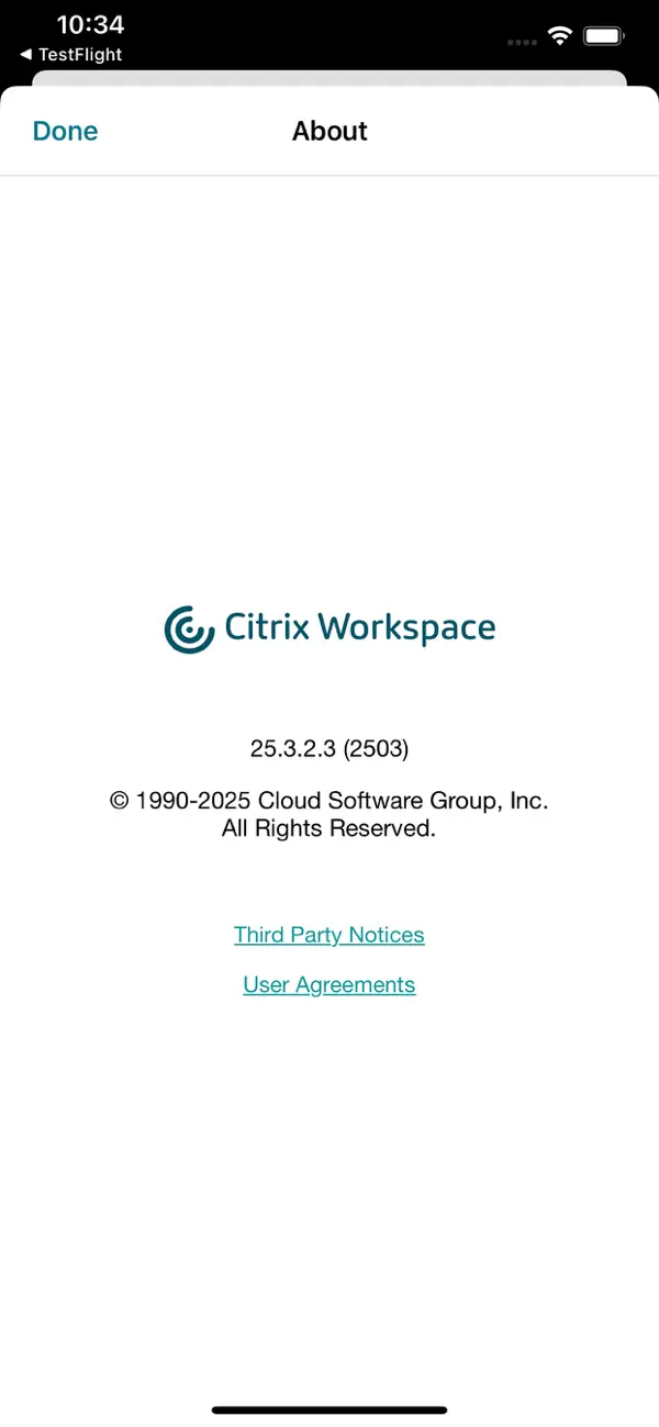 Screenshot #1 pour Citrix Workspace
