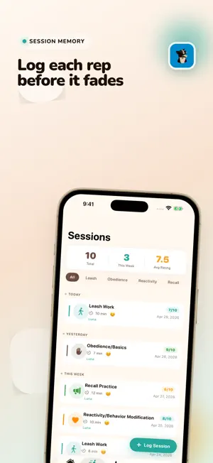 Dog Training Tracker - Cue screenshot 2