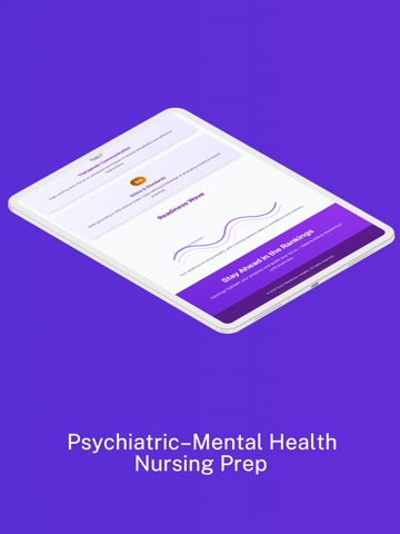 PMH-BC Prep: Psychiatric Nurse iPad screenshot