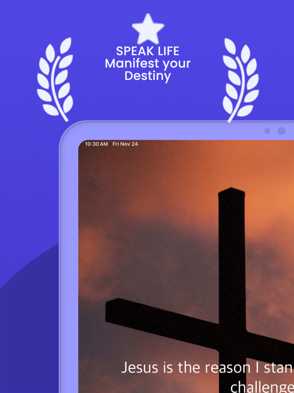 SpeakLife: Bible Meditation iPad screenshot 1 - Reference app