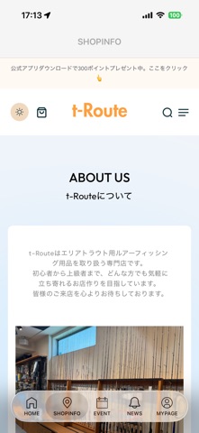 t-Route screenshot