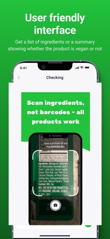 Vegan Scan - food scanner screenshot