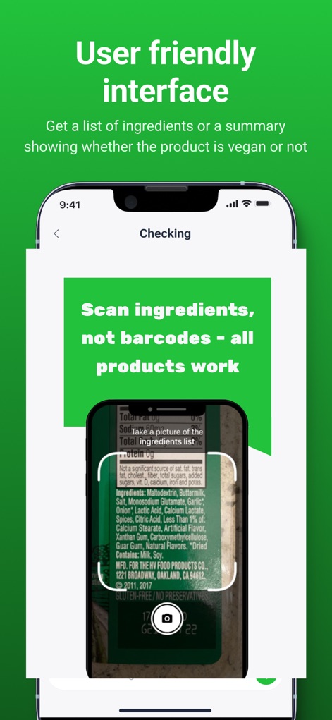 Vegan Scan - food scanner - 음식 및 음료 앱 | MWM