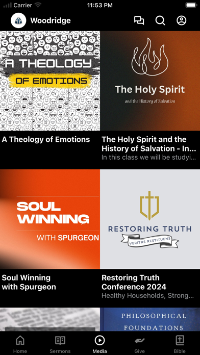 Woodridge Community Church Screenshot
